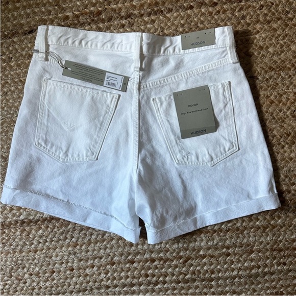 Hudson Jeans White Jean Shorts - Picture 6 of 13